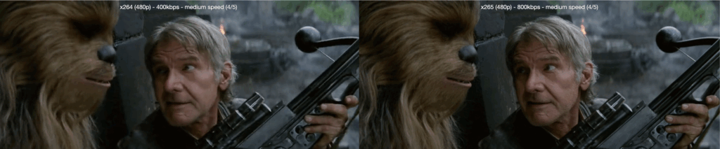 h.264 vs h.265 video quality difference between video quality in h.264 and h.265 codecs