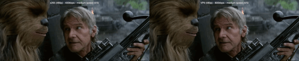 h.265 vs vp9 video quality difference between video quality in h.265 and vp9 codecs