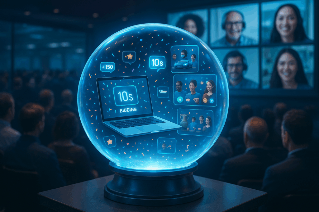 the future of live auctions crystal ball reveals the future of live auctions