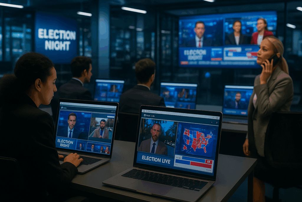 secure election streaming software custom election broadcasting infrasture