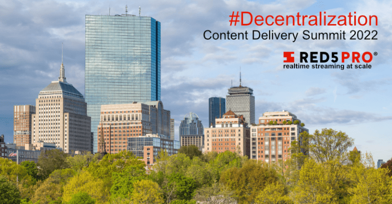 Join Red5 at the Content Delivery Summit 2022