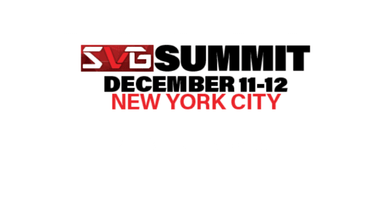 Join us at the 2023 SVG Summit in NYC