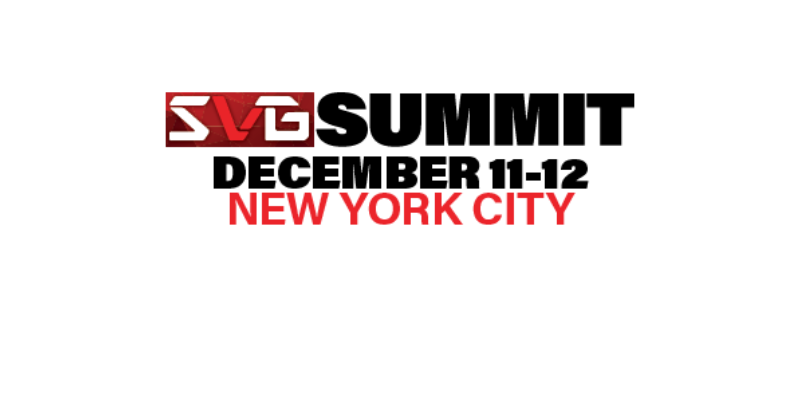 Join us at the 2023 SVG Summit in NYC