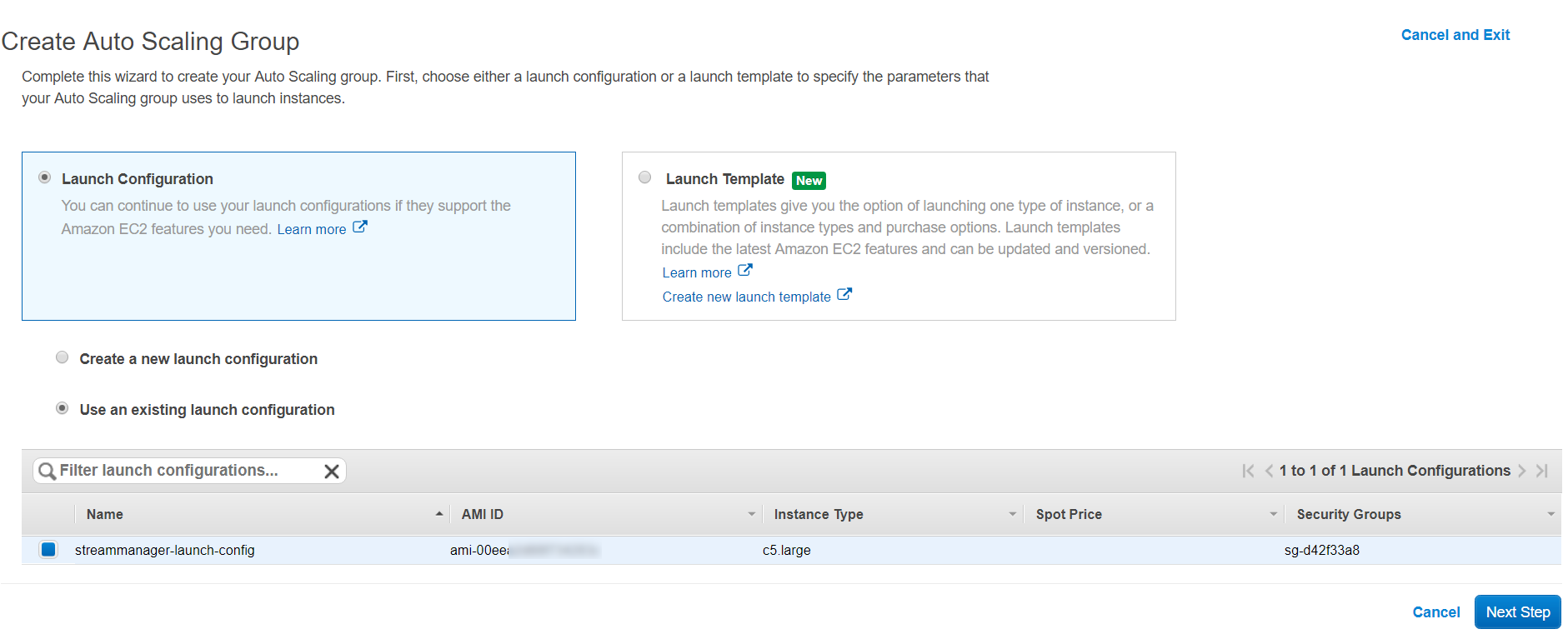 Launch configuration For Auto Scaling Group