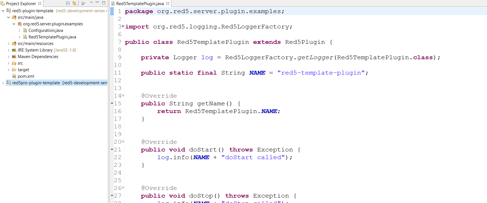 Eclipse Project Explorer 