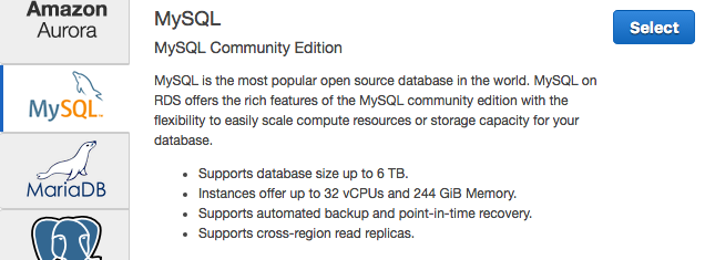 selectenginemysql
