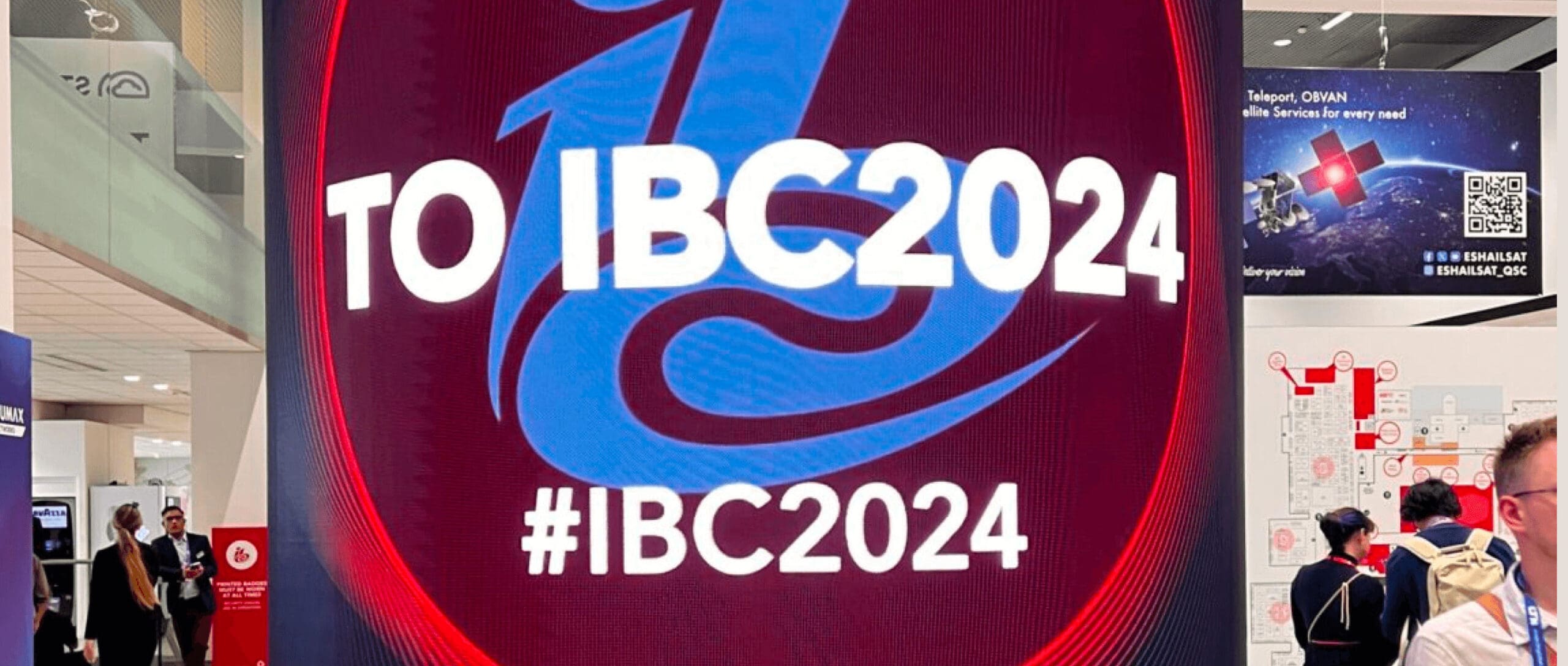 Promo stand at IBC 2024
