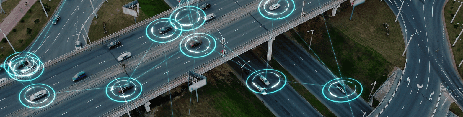 Split-screen showing urban command center with multiple AI-analyzed video feeds detecting various city incidents in real-time