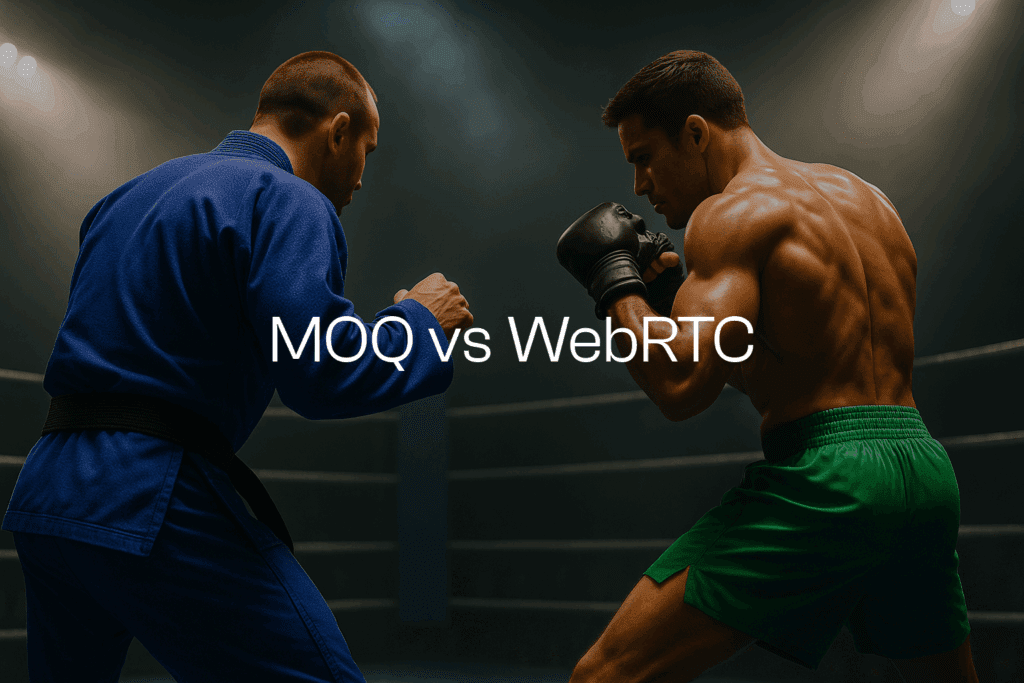 How MOQ compares to WebRTC