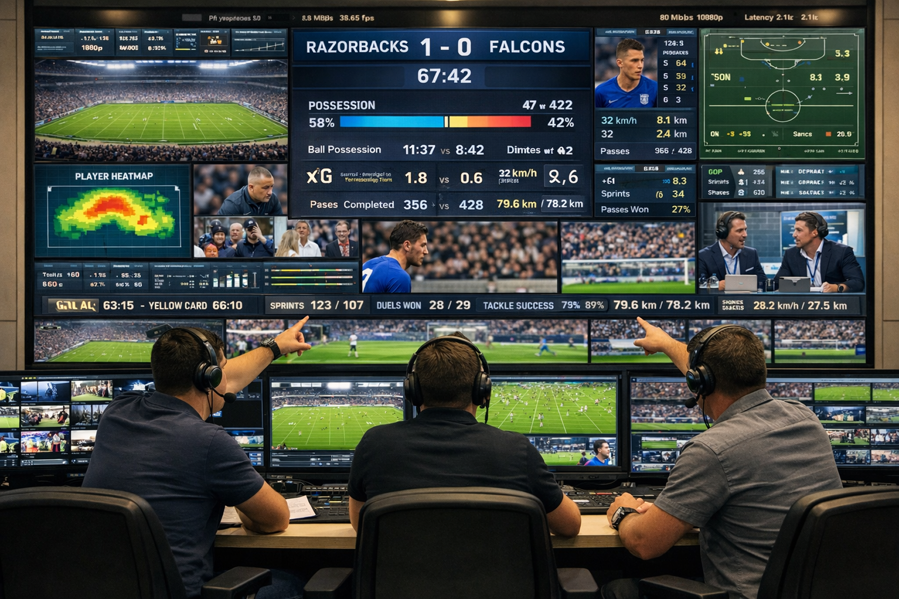 red5 truetime multiview used for live sports broadcasting